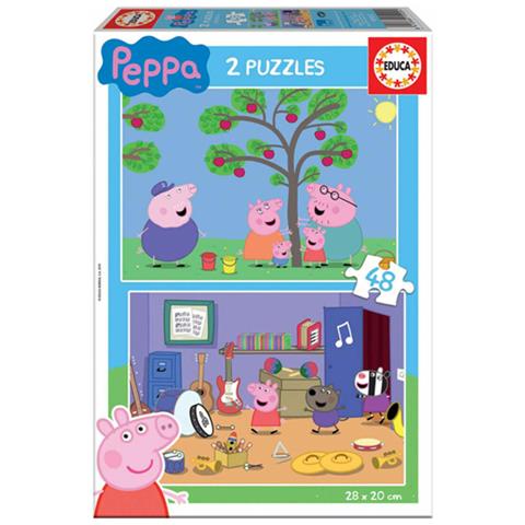 Set Di 2 Puzzle 48 Pezzi 28 X 20 Cm - Foto 1