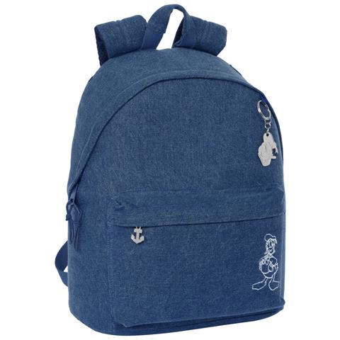 Zaino Per Portatile Denim Azzurro 31 X 41 X 16 Cm - Foto 1