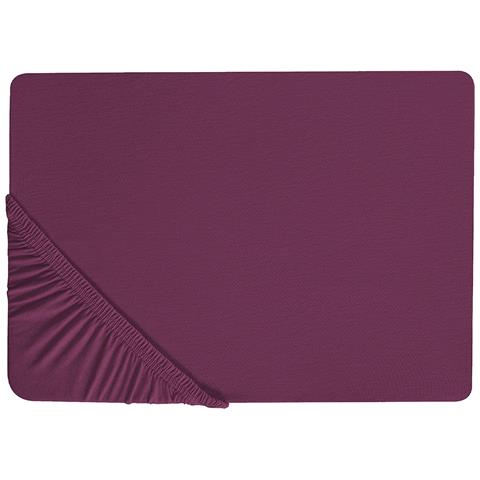 Coprimaterasso Elasticizzato Janbu Cotone Bordeaux - Foto 2