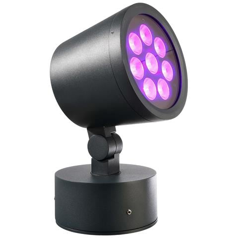 Colt Faretto Led 25w Rgbw Luce Colorata Faro 24v Ip65 Luce Spot 20 Gradi Esterni Giardino Facciate Monumenti Rgb + 3000k - Foto 1
