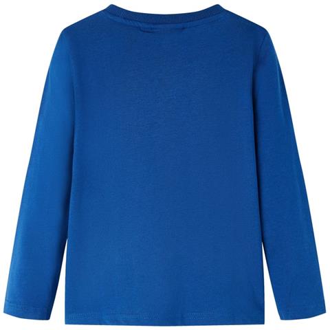 Maglietta Da Bambino A Maniche Lunghe Blu Scuro 92 - Foto 2