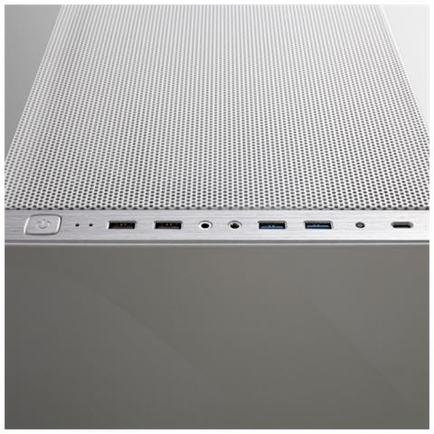 Case Lohan Mid Tower ATX, micro ATX, Mini-ITX, SSI-EEB 2 Porte USB 3.0 Colore Bianco (Finestrato) - Foto 2