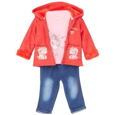 Completo lc ik1721 rose-6m Bambina - Foto 1