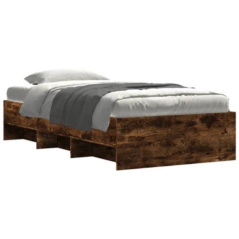 Giroletto Senza Materasso Rovere Fumo 100x200 Cm In Truciolato - Foto 3