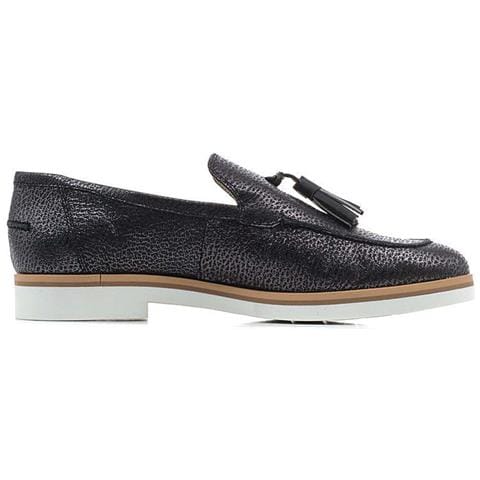 Mocassini Donna Janalee In Pelle Nera 39 - Foto 1