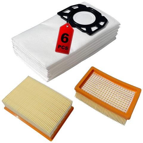 Filtro A Sacchetto Per La Polvere Per Kärcher Wd4 Wd5 Wd6 P Wd5 P Wd6 P Premium Mv4 Mv5 Mv6 - Foto 1