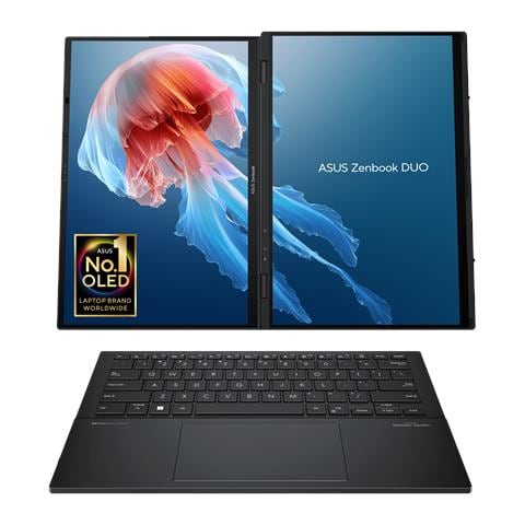 Zenbook Duo UX8406MA-PZ255W Intel Core Ultra 9 185H Computer portatile 35,6 cm (14") Touch screen 3K 32 GB LPDDR5x-SDRAM 1 TB SSD Wi-Fi 6E (802.11ax) Windows 11 Home Grigio - Foto 2