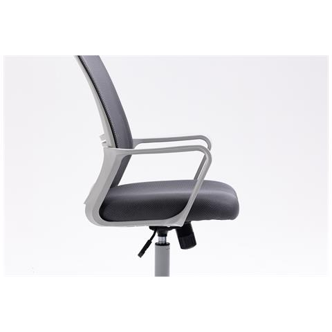 Poltrona da ufficio YK01 grigio - Foto 2