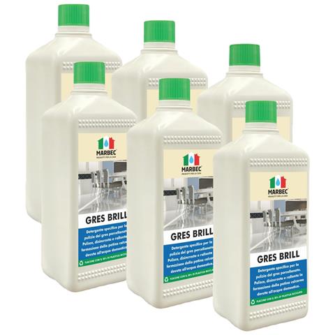 Gres Brill 1ltx6pz - Detergente Per Gres Porcellanato - Foto 1