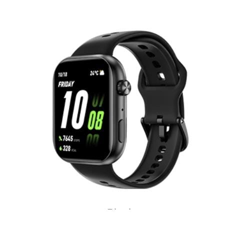InfoWear Watch 2i 4,7 cm (1.85") AMOLED 49.7 mm Digitale 390 x 450 Pixel Touch screen Nero - Foto 1