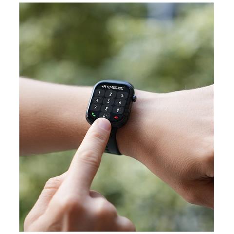 InfoWear Watch 2i 4,7 cm (1.85") AMOLED 49.7 mm Digitale 390 x 450 Pixel Touch screen Nero - Foto 2