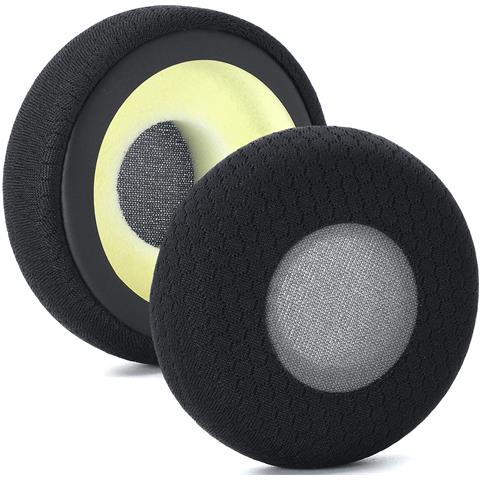 Cuscinetti Auricolari In Rete Da Calcio, Confezione Da 2, Compatibili Con Jabra Evolve E Plantronics Voyager Series Grey+black - Foto 1