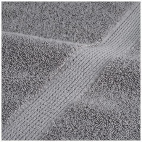 Asciugamani Premium SOLUND 4 pz Grigi 50x100 cm 600gsm - Foto 7