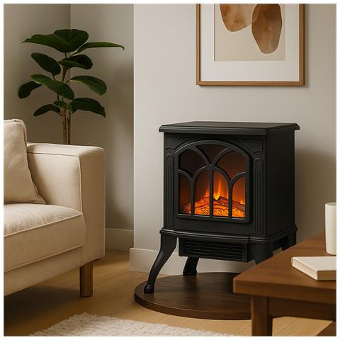 Stufa/camino Elettrico Ideria Sannover 1800 W - Foto 3