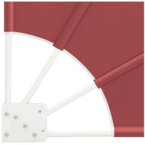 Schermo di Privacy per Balcone Terracotta 115 x 115 cm Tessuto - Foto 2