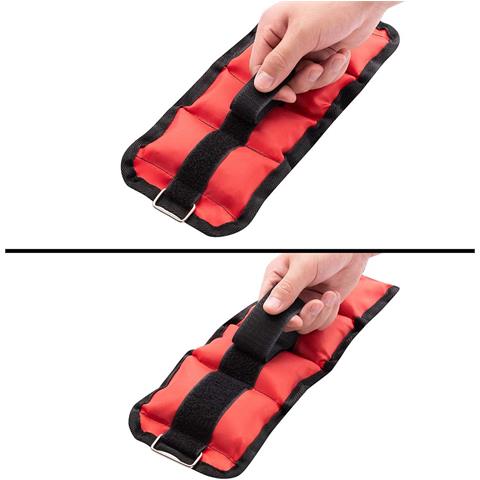 Set 4 Pesi Polsi E Caviglie 2 Kg + 1 Kg Allenamento Palestra Aerobica Fitness - Foto 2