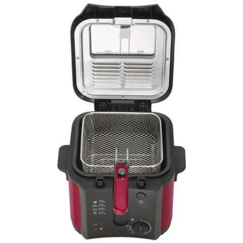 Friggitrice Da 2,5 L E 1600 W, Rossa /nera - Fri25r - Foto 2