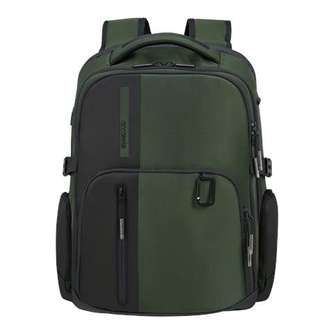 Biz2go Backpack daytrip 15.6" zaino City backpack Nero, Verde Tessuto, Polietilene tereftalato (PET) - Foto 1