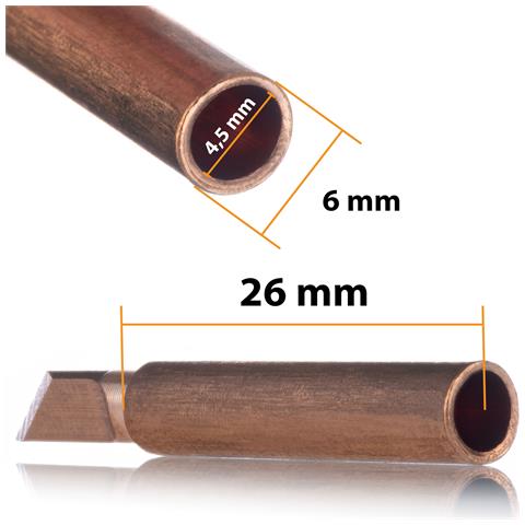 Set Punte Saldanti In Rame 900m - Alta Conduzione Termica | 10 Punte Varie Forme | Compatibile Con Stazioni, Yihua, Wep - Foto 2