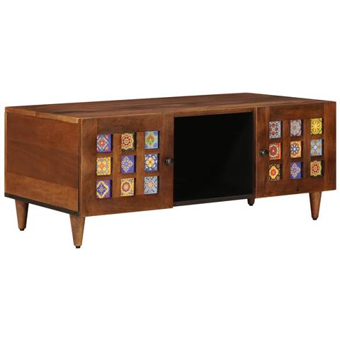 Tavolino da salotto Marrone 100 x 54 x 40 cm - Foto 1