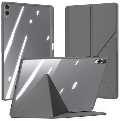 Cover per Galaxy Tab S11 Ultra - TPU+PC+Pelle /PU, Trasparente - Foto 4