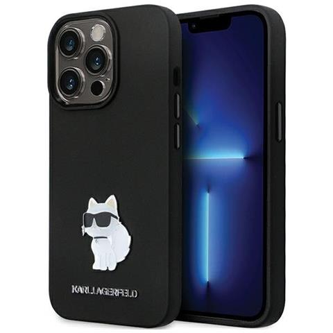 Custodia Karl Lagerfeld Silicone C Metal Pin Per Iphone 14 Pro Max - Foto - Foto 1