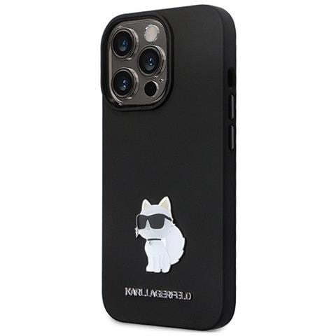 Custodia Karl Lagerfeld Silicone C Metal Pin Per Iphone 14 Pro Max - Foto - Foto 2