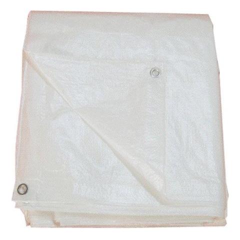 Telone Edilizia per Cantiere Impalcatura H 180cm 25 Mt Bianco Antipolvere - Foto 2