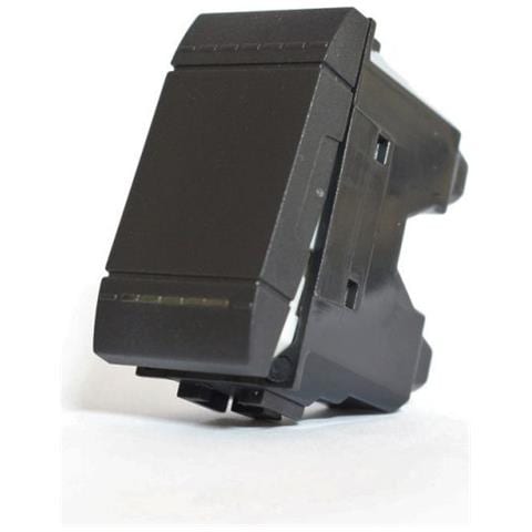1 Pulsante Deviatore 1p A Leva Nero 16 A Compatibile Btcino Living - Foto 1
