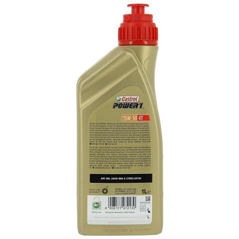 Power 1 4t 15w50 Olio Motore Per Moto 1 Litro - Foto 2