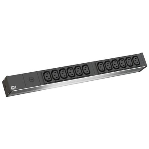 Bachmann 19'''' 1he Leiste 12x Iec320 C13, Mit Iec C14 Steck Ker - Foto 1