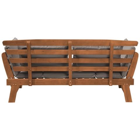Divano Da Giardino In Legno Marrone Chiaro Portici - Foto 14
