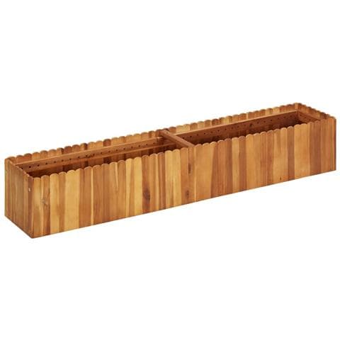 Letto Rialzato da Giardino 150x30x25 cm in Massello di Acacia - Foto 1