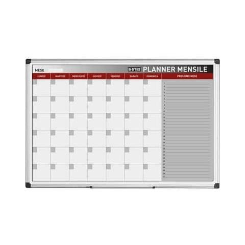 Planning Mensile Magnetico Bianco 90x60 Cm. Bianco Ga03267170 - Foto 1