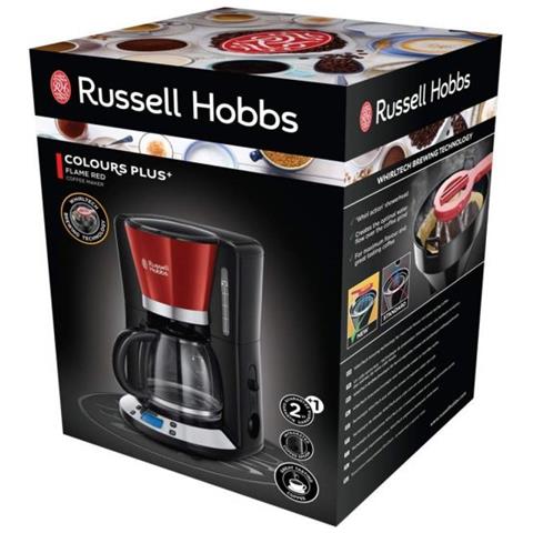 Macchina da caffè con filtro Colours Plus+ Automatica Capacità 1,25 L Potenza 1100W Colore Nero /Rosso - Foto 2