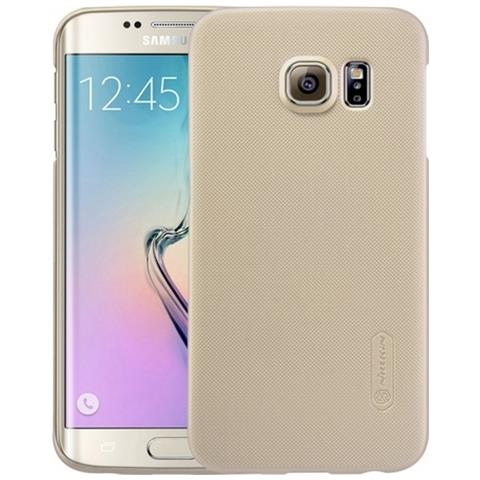 Nillkin Custodia Frosted Shell Posteriore Rigida Antiscivolo Samsung Galaxy S6 Edge G925 Gold - Foto 1