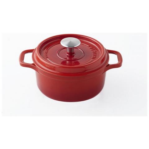 Casseruola Rotonda In Ghisa Smaltata 22cm Rubino - 402220 - Foto 1