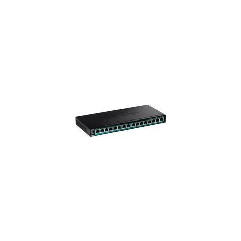 Trendnet Tpe-tg161h Switch Di Rete Supporto Power Over Ethernet [poe] Nero (16-port Gigabit Poe+ Switch - Fanless Design - Foto 3