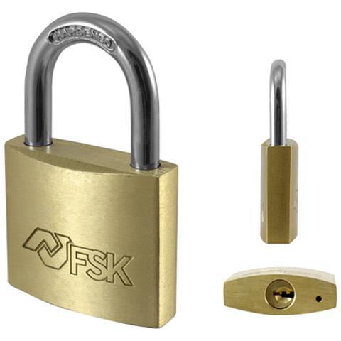 Lucchetto Con Chiave Ferrestock 30 Mm Ottone - Foto 1