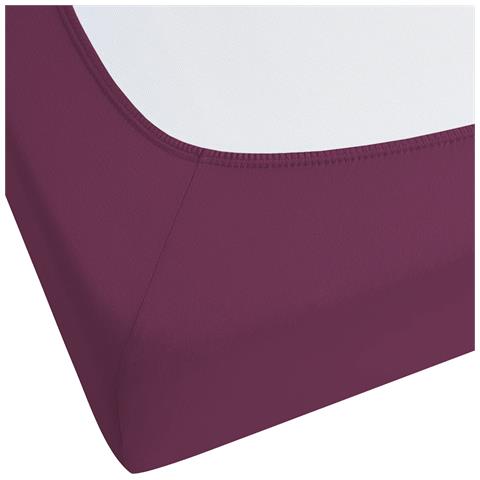 Coprimaterasso Elasticizzato Janbu Cotone Bordeaux - Foto 2