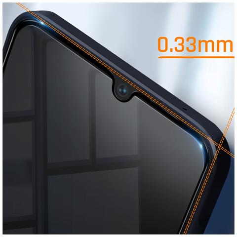 Vetro Temperato Per Samsung Galaxy A15 Durezza 9h Antigraffi, Nero - Foto 2