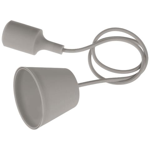 Sospensione Da Interno In Vari Colori Fantasy Con Portalampada E27 Century - Grey - Foto 1