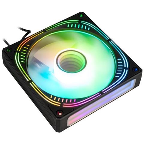Ventola per Case Ubra Void Pro con Diametro 120 mm 1800 RPM Colore Nero - Foto 1
