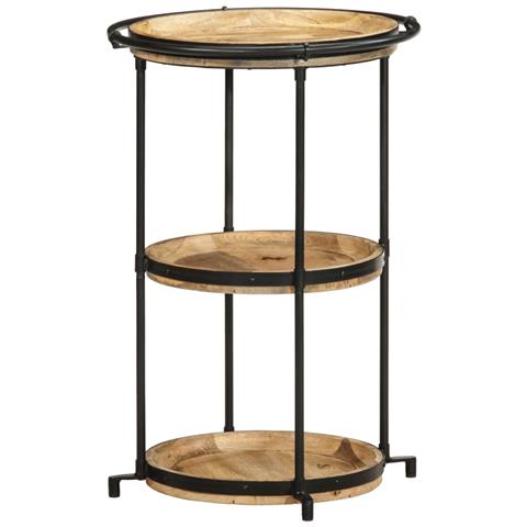 Tavolino Da Salotto 55x83 Cm In Legno Massello Di Mango - Foto 1