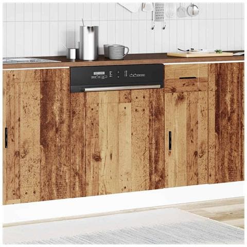 Pannello Lavastoviglie Porto Legno Vecchio 60x1,5x67 Cm - Foto 3