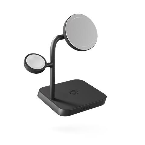 ZENS ZEAPDC01/00 Caricabatterie per dispositivi mobili Cuffie, Smartphone, Orologio intelligente, Tablet Nero AC Carica wireless Ricarica rapida Interno - Foto 1