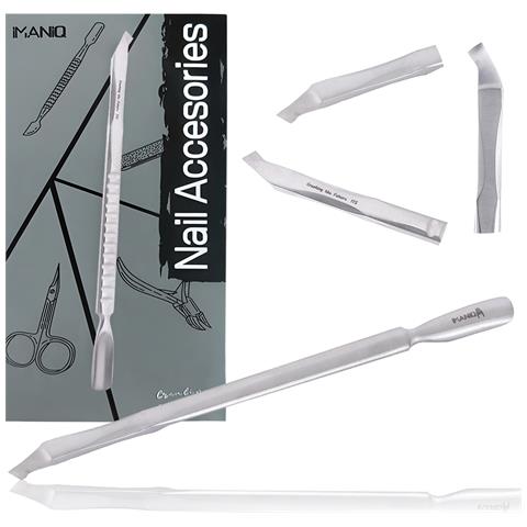 Tagliaunghie A Doppia Estremità Bastoncino Per Cuticole Spingipelle Affilato Per La Manicure E La Pedicure In Acciaio Inossidabile Per Il Salone Spa - Foto 1