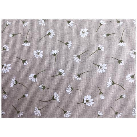 Tovaglia Per Salotto Cucina In Miros Misto Cotone Made In Italy Margheritine Rp 140x360 Margheritine - Foto 2