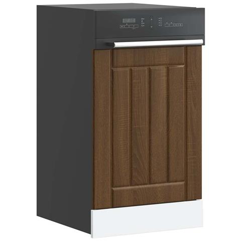 Pannello Lavastoviglie Lucca Rovere Marrone Legno Multistrato - Foto 1