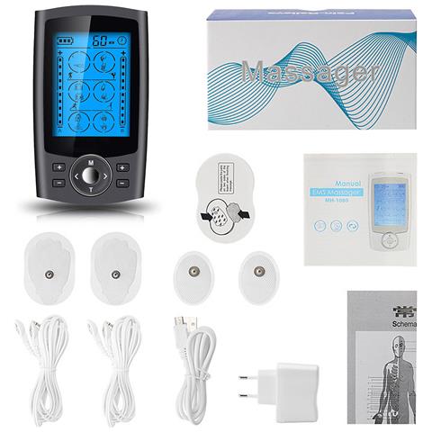 Ems Elettrostimolatore Muscolare Mhd-24 Portatile. 24 Modalità, 2 Canali Duali. Dimensioni Compatte, Batteria Ricaricabile. - Foto 2